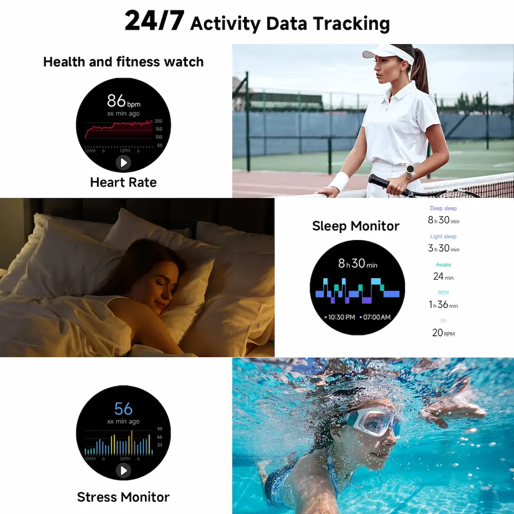 Smart Fitness Watch with Heart Rate & Sleep Monitoring - Image 9